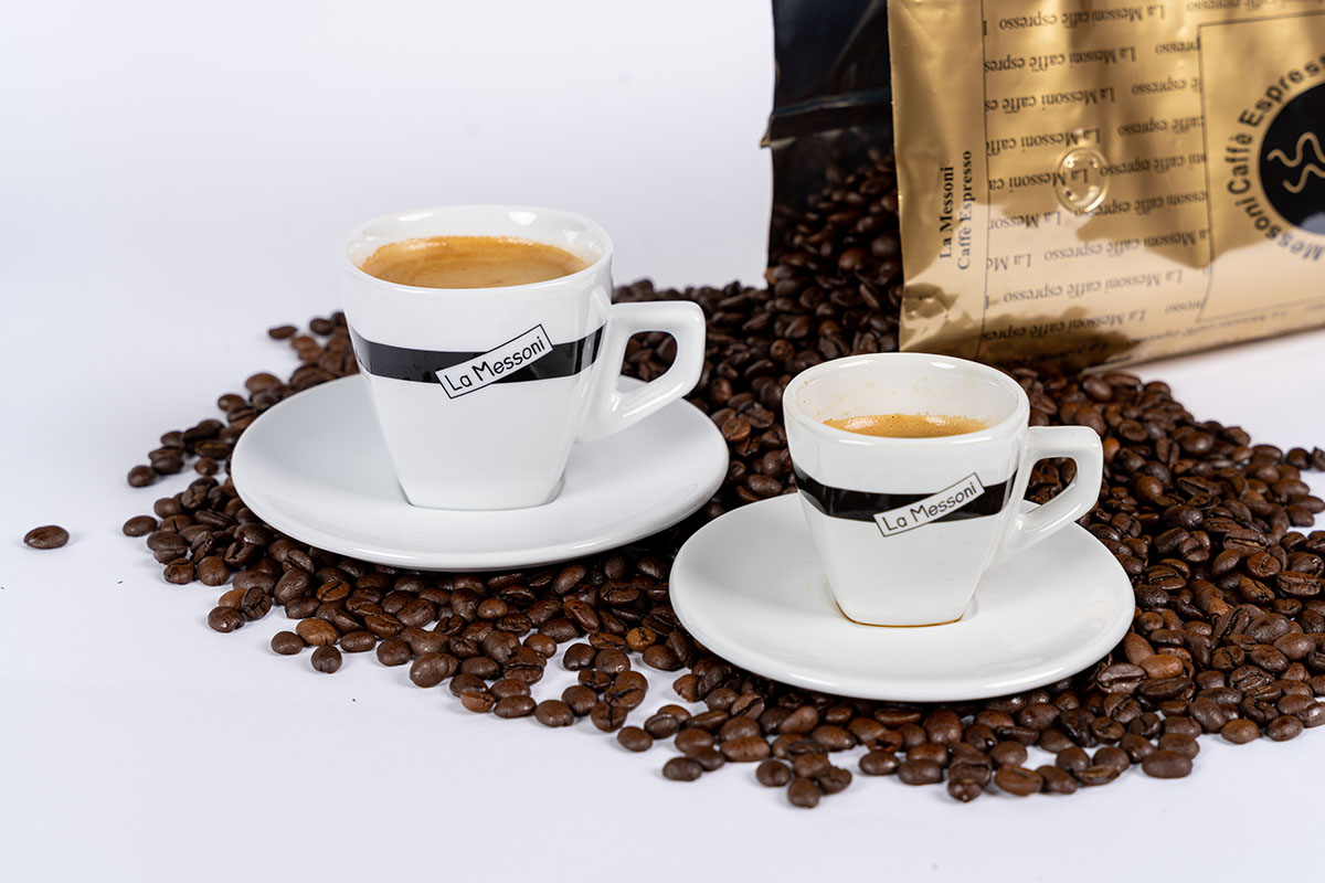 La Messoni Espresso kop en schotel
